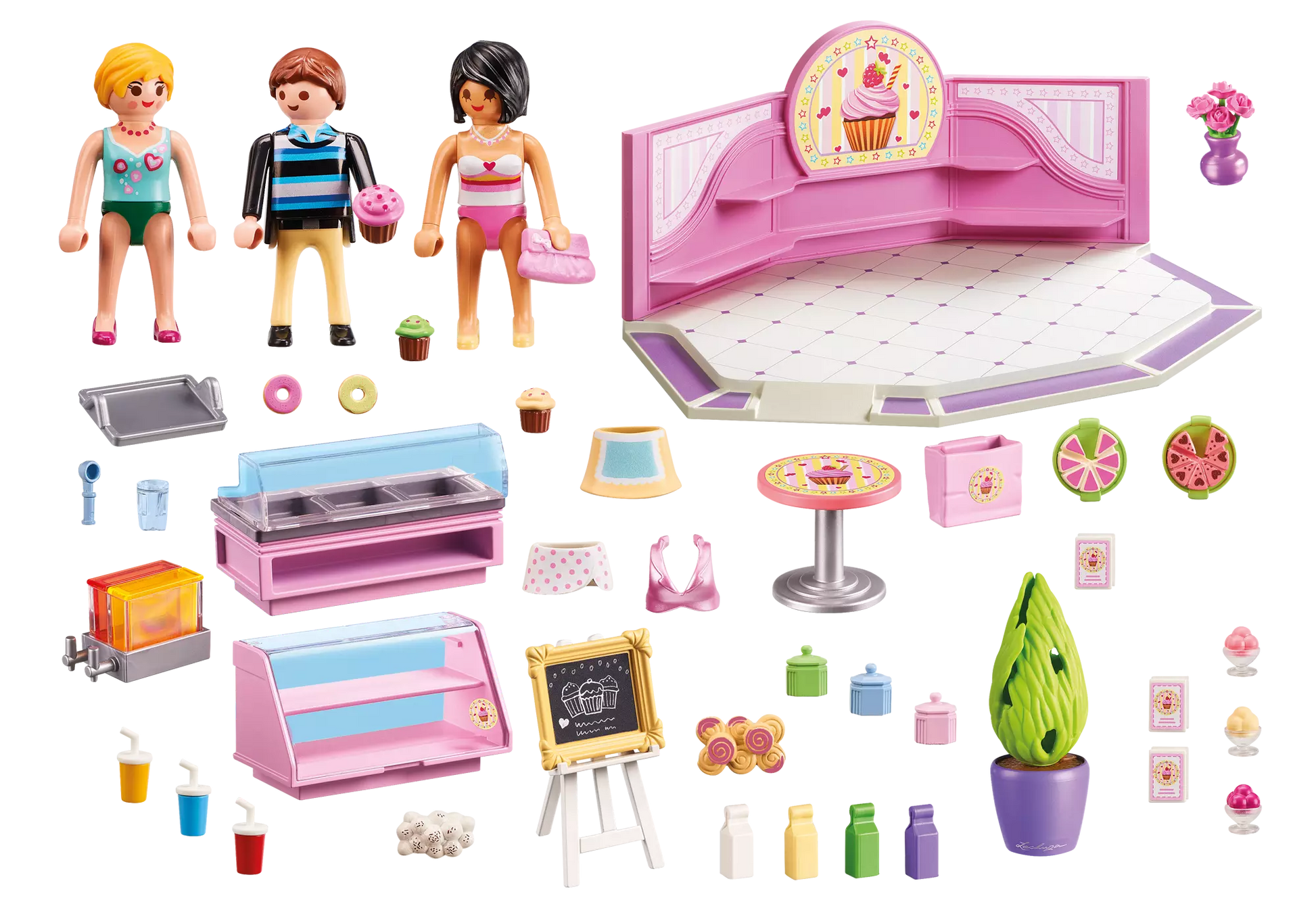 Playmobil 9080 City Life Cafe Cupcake - plegobil