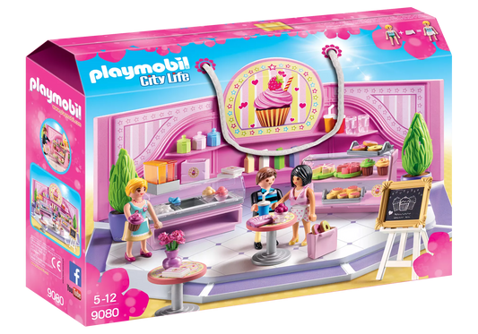 Playmobil 9080 City Life Cafe Cupcake - plegobil