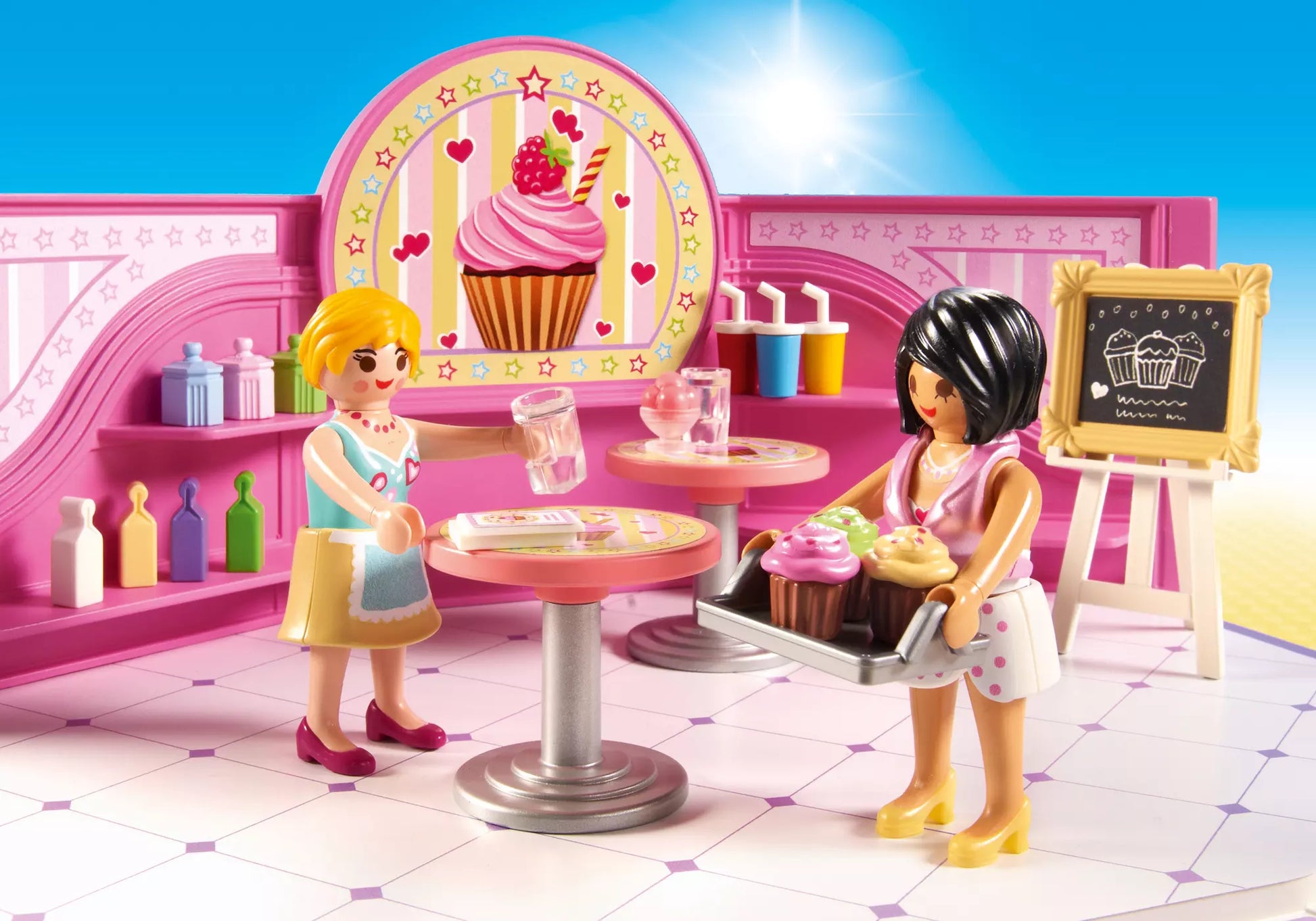 Playmobil 9080 City Life Cafe Cupcake - plegobil