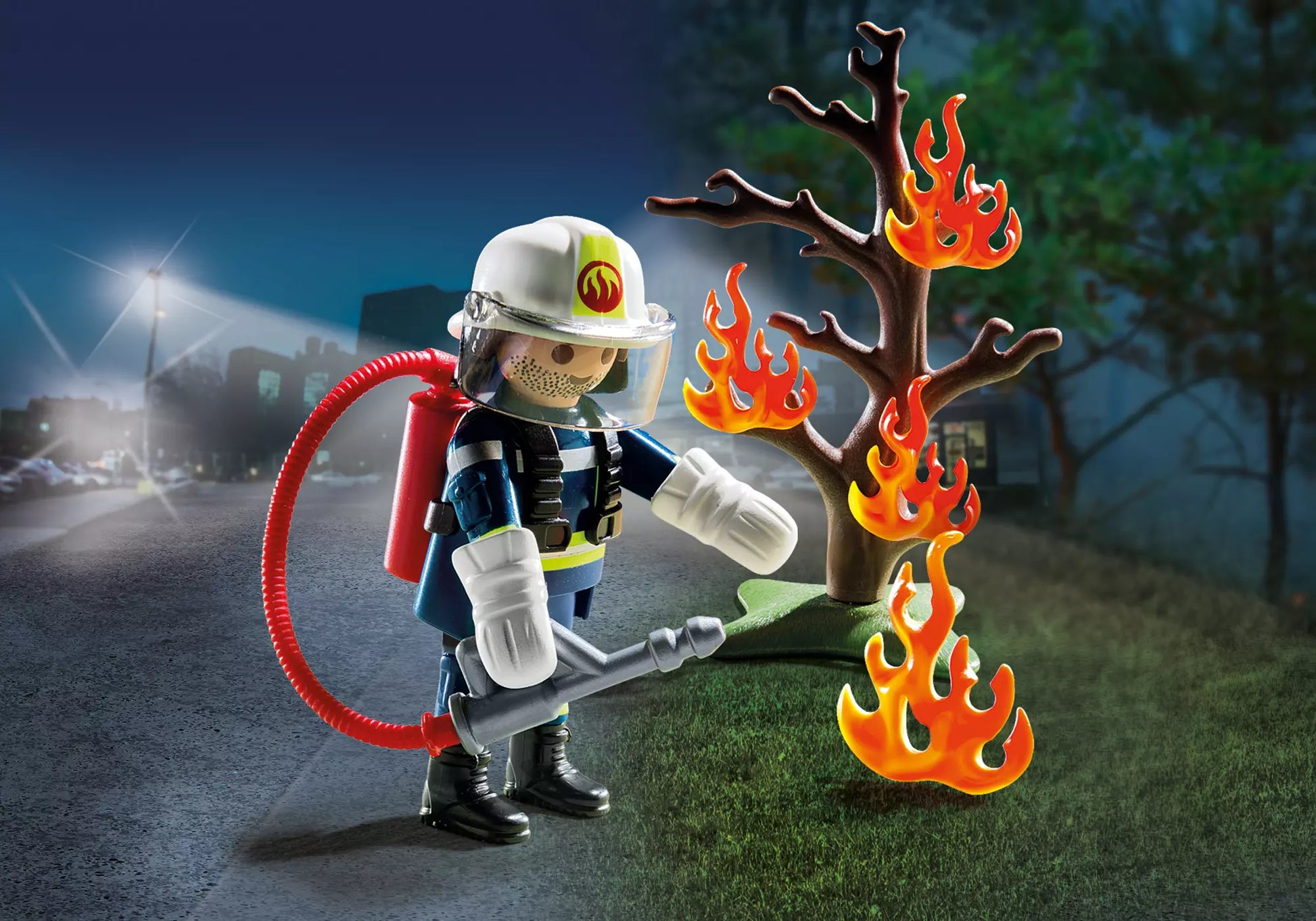 Playmobil 9093 Special Plus Feuerwehr-Löscheinsatz - plegobil