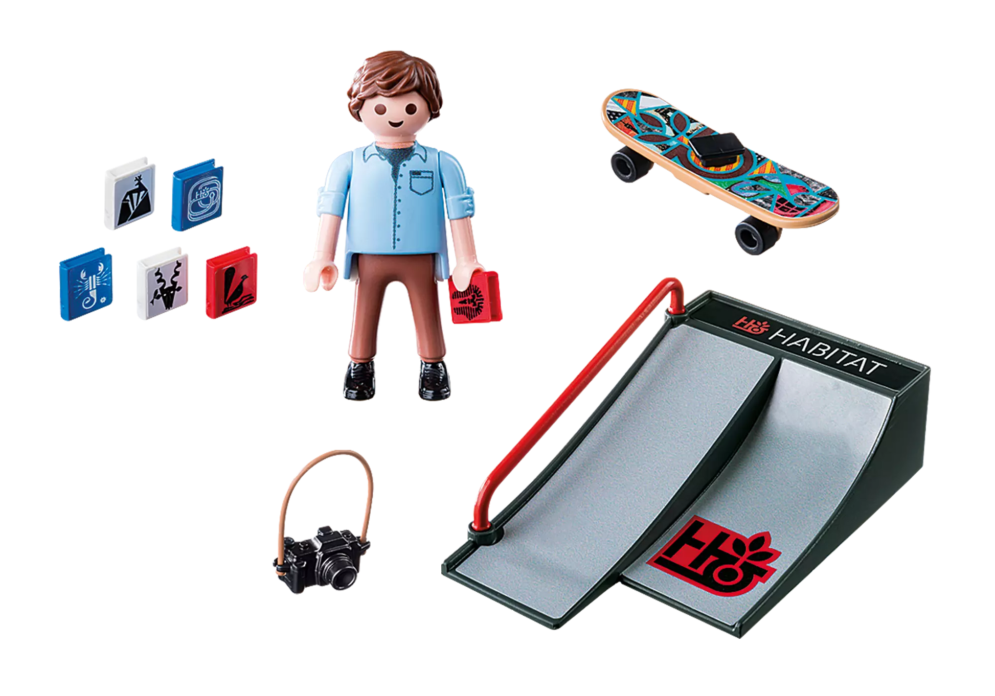 Playmobil 9094 Special Plus Skater mit Rampe - plegobil