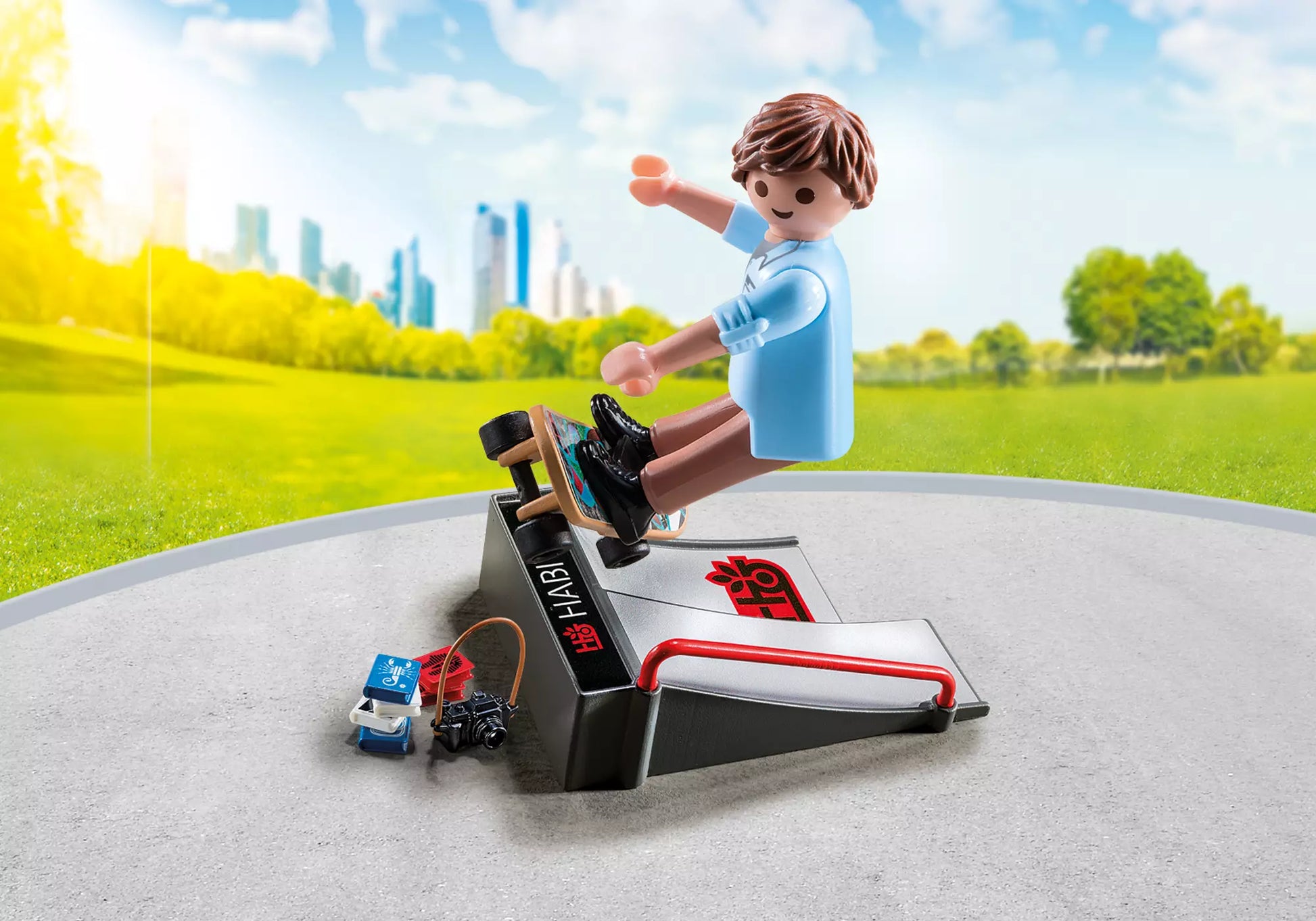 Playmobil 9094 Special Plus Skater mit Rampe - plegobil