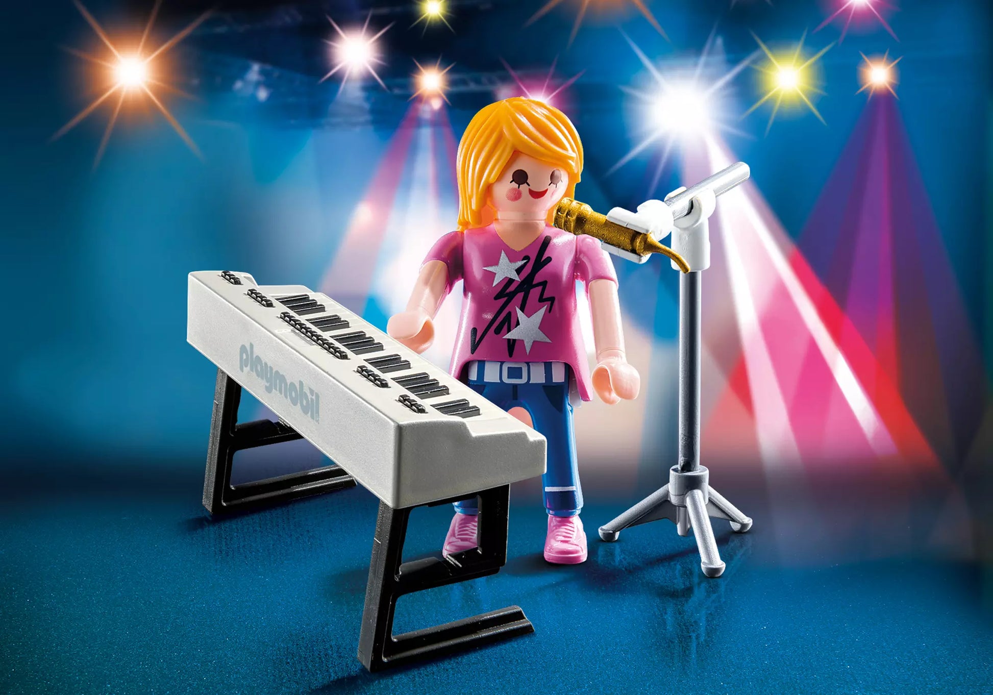 Playmobil 9095 Special Plus Sängerin am Keyboard - plegobil
