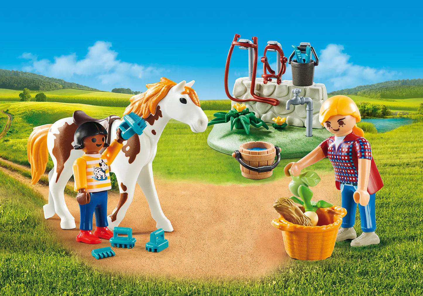 Playmobil 9100 Country Carry Case Pferdepflege - plegobil