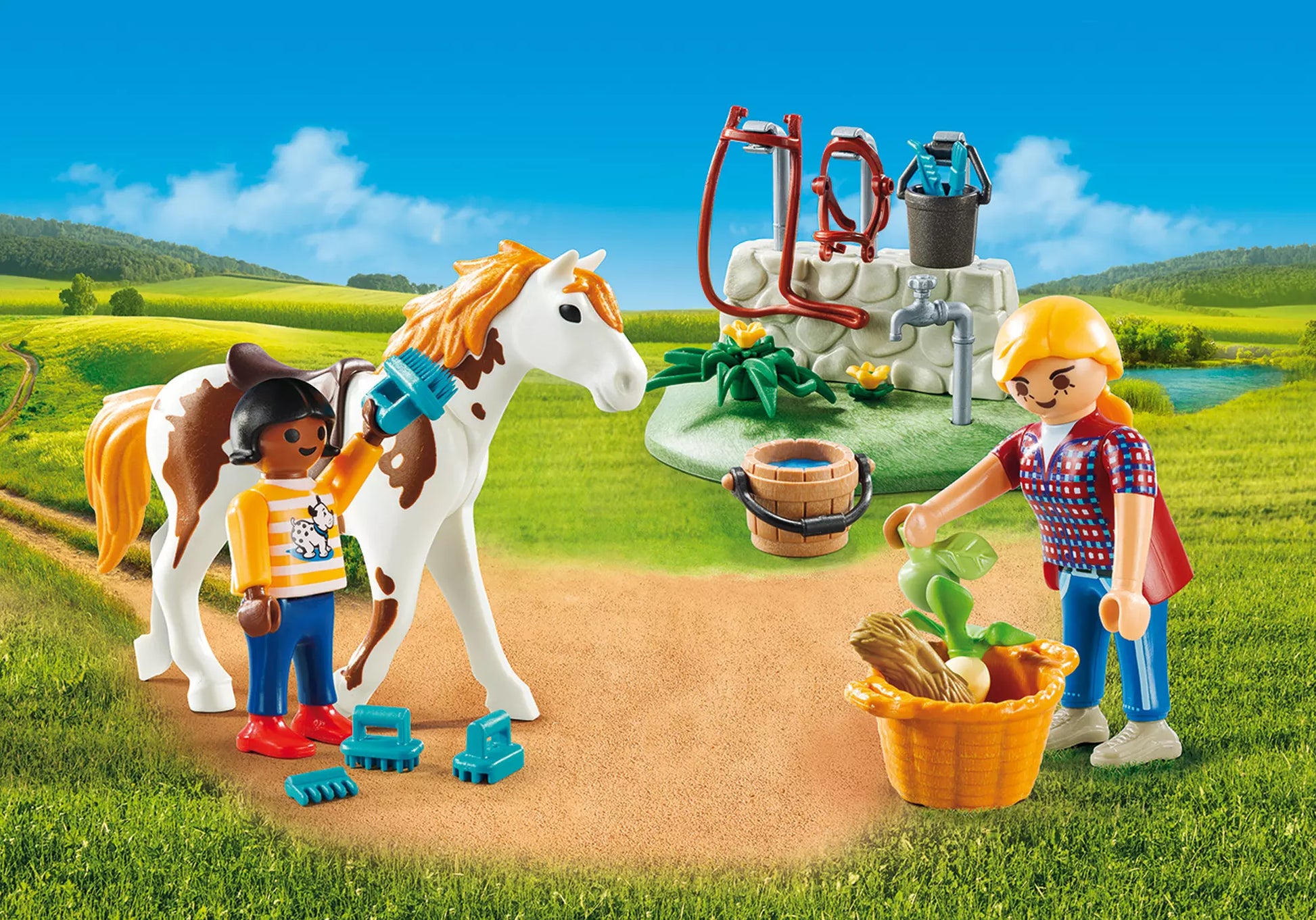 Playmobil 9100 Country Carry Case Pferdepflege - plegobil