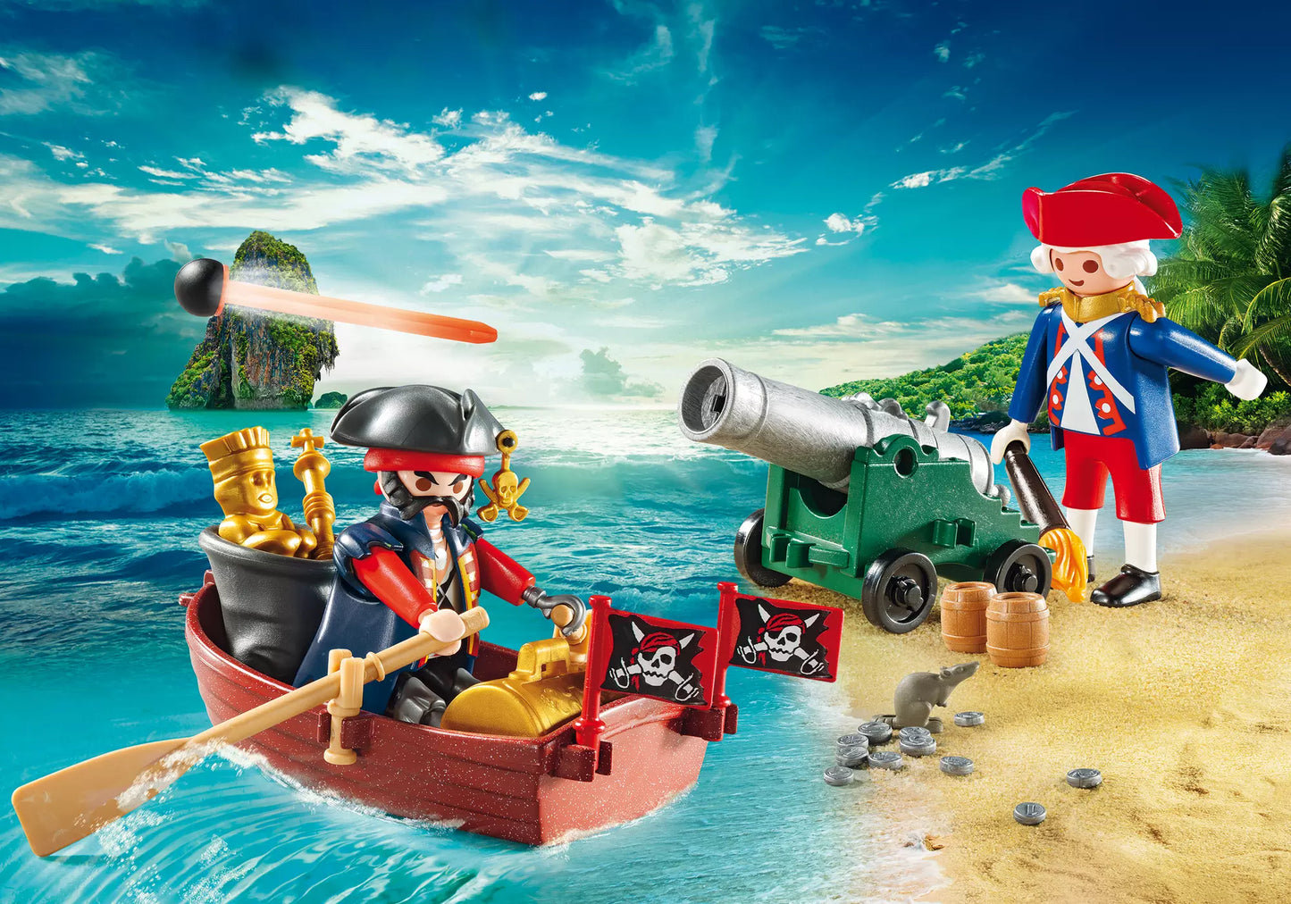 Playmobil 9102 Pirates Carry Case Piratenräuber - plegobil