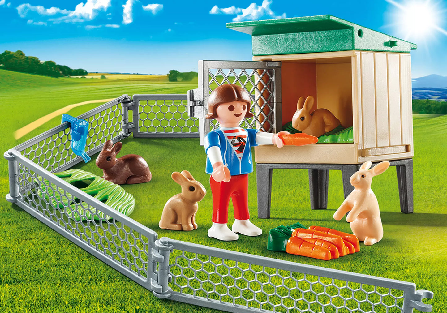 Playmobil 9104 Country Carry Case Kaninchen - plegobil