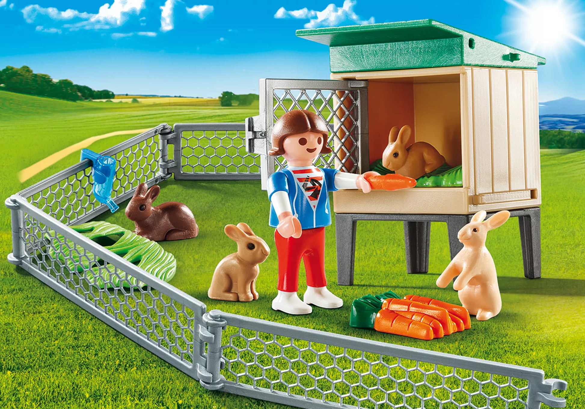 Playmobil 9104 Country Carry Case Kaninchen - plegobil