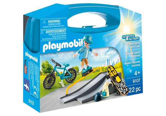 Playmobil 9107 Sports & Action Carry Case Extreme Sports - plegobil