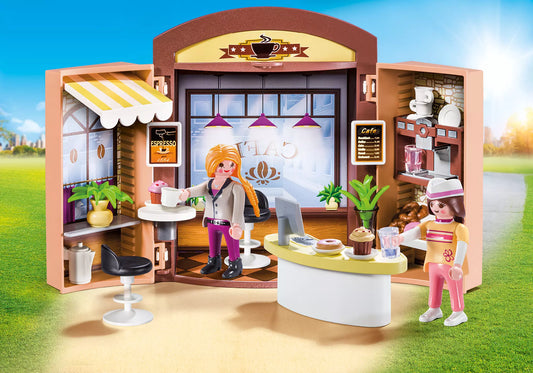 Playmobil 9109 City Life Aufklapp Spiel Box Café - plegobil