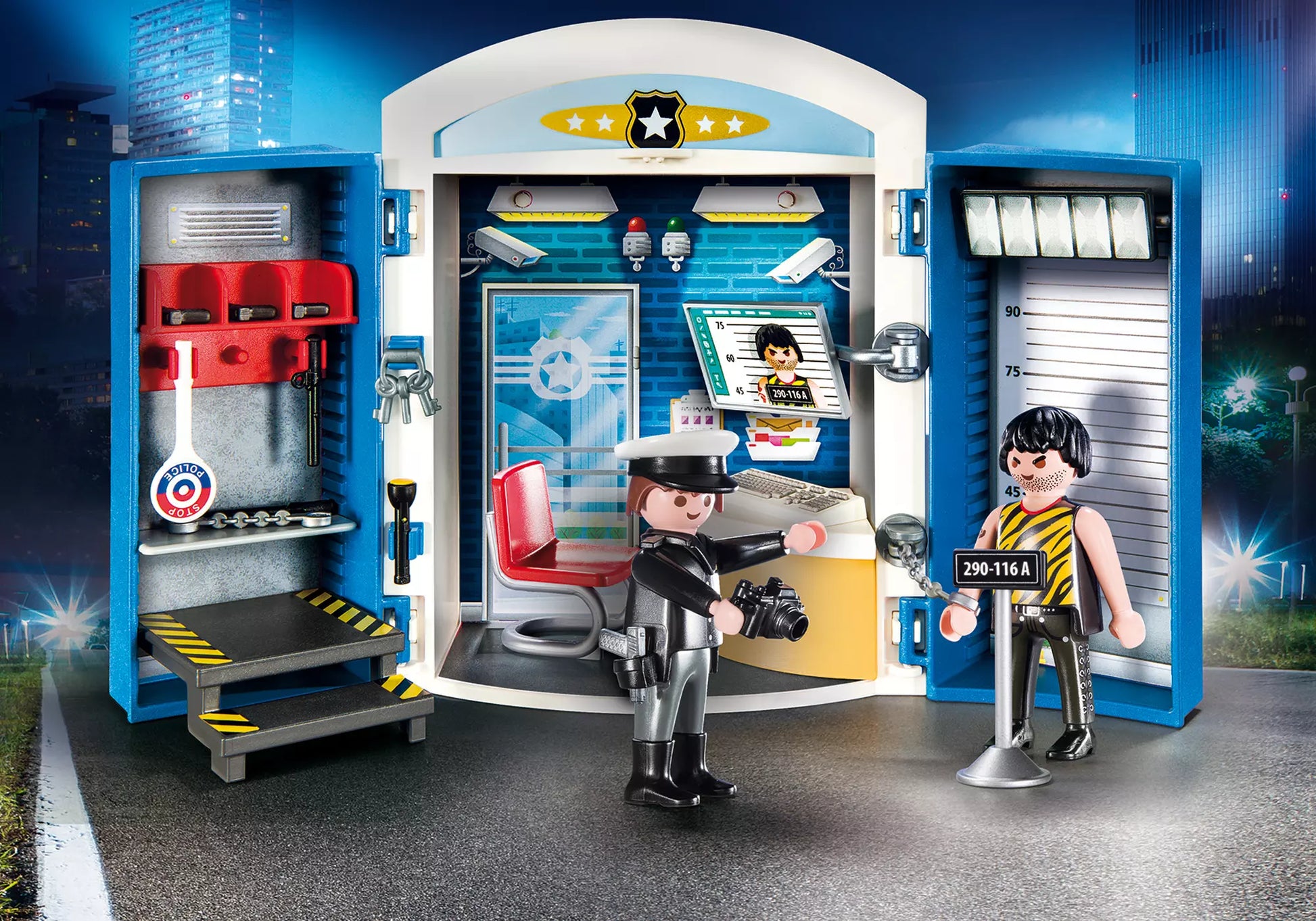 Playmobil 9111 City Action Aufklapp Spiel Box Polizei - plegobil