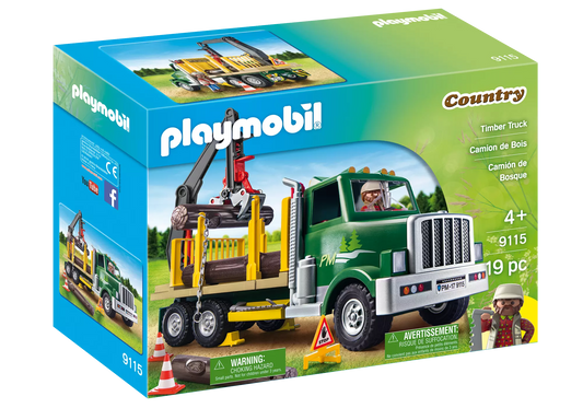 Playmobil 9115 Country Amerikanischer Holztransporter - plegobil