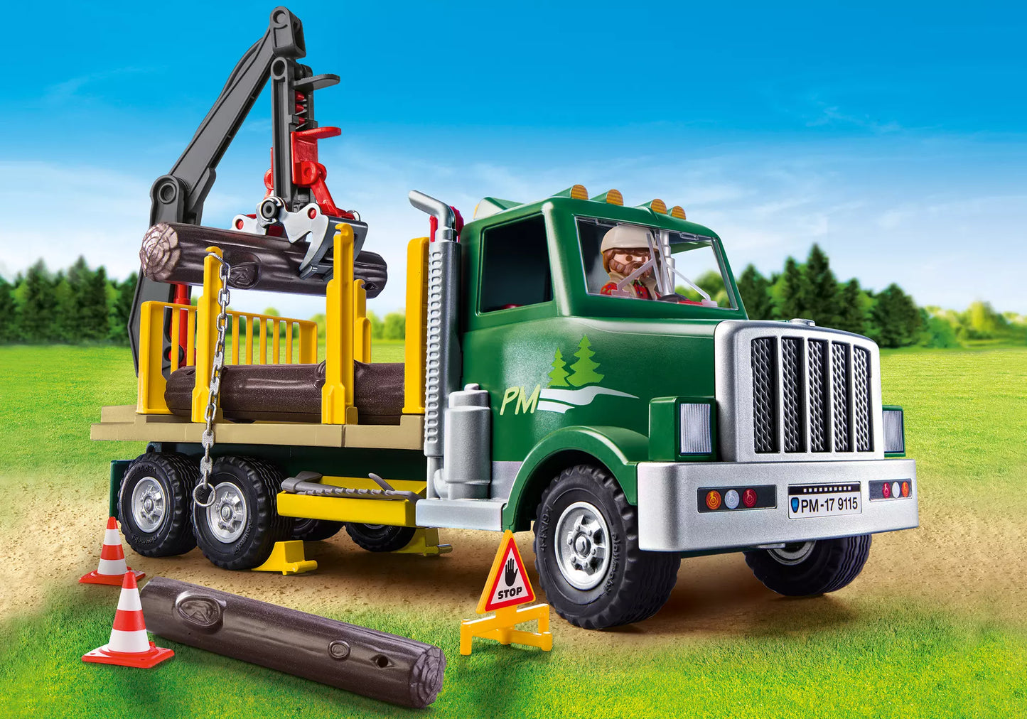 Playmobil 9115 Country Amerikanischer Holztransporter - plegobil
