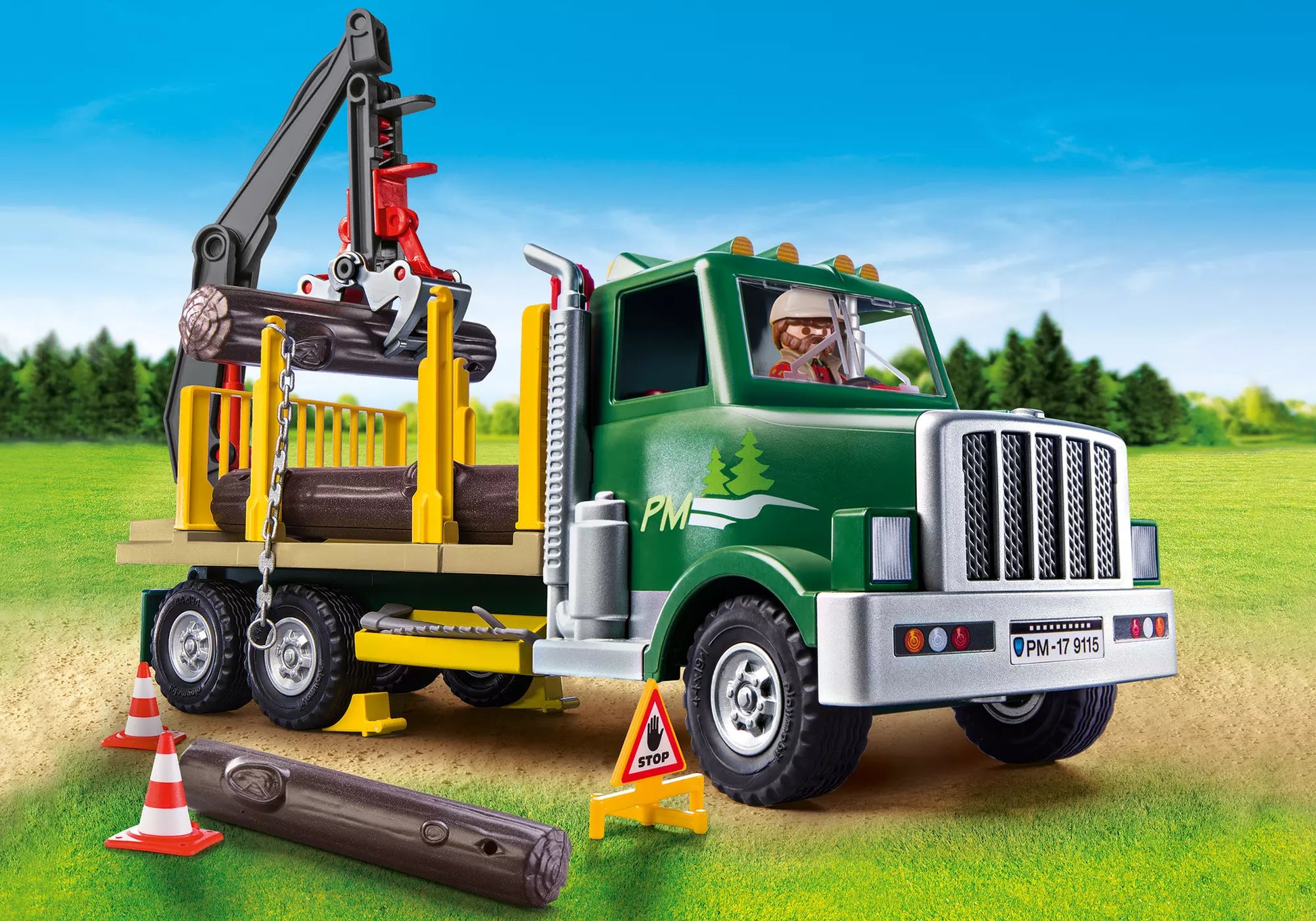 Playmobil 9115 Country Amerikanischer Holztransporter - plegobil