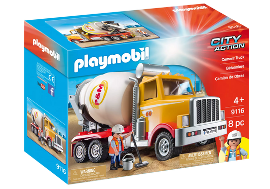 Playmobil 9116 City Life Amerikanischer Zementtruck - plegobil