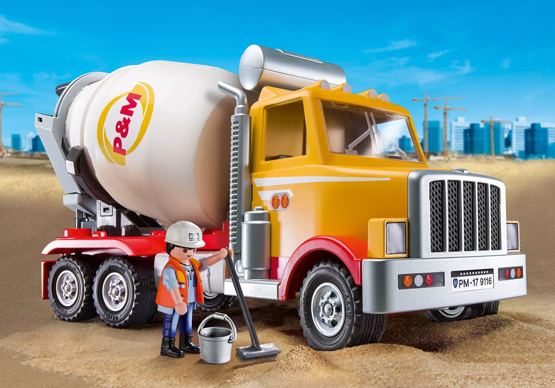 Playmobil 9116 City Life Amerikanischer Zementtruck - plegobil
