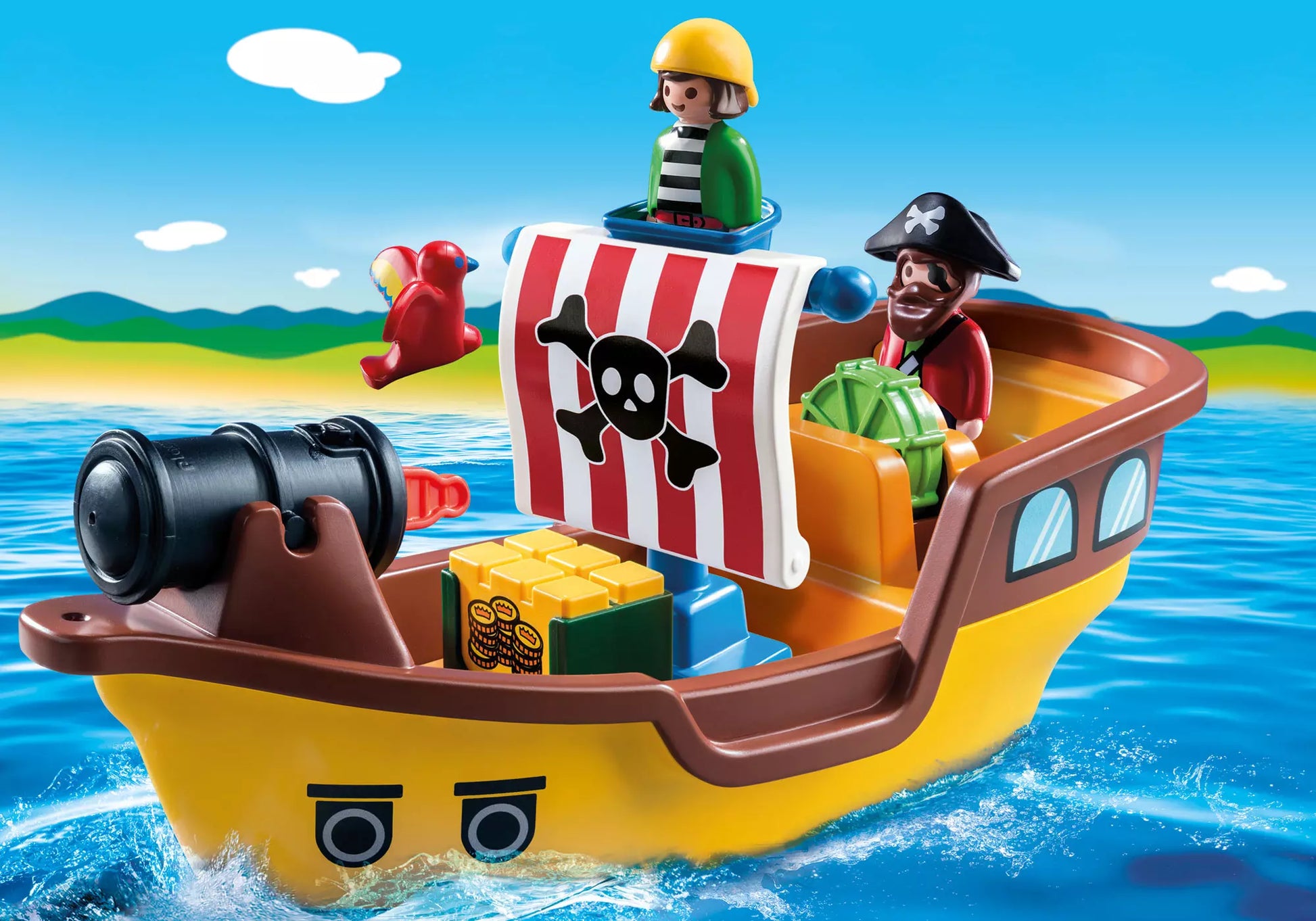 Playmobil 9118 1-2-3 Piratenschiff - plegobil