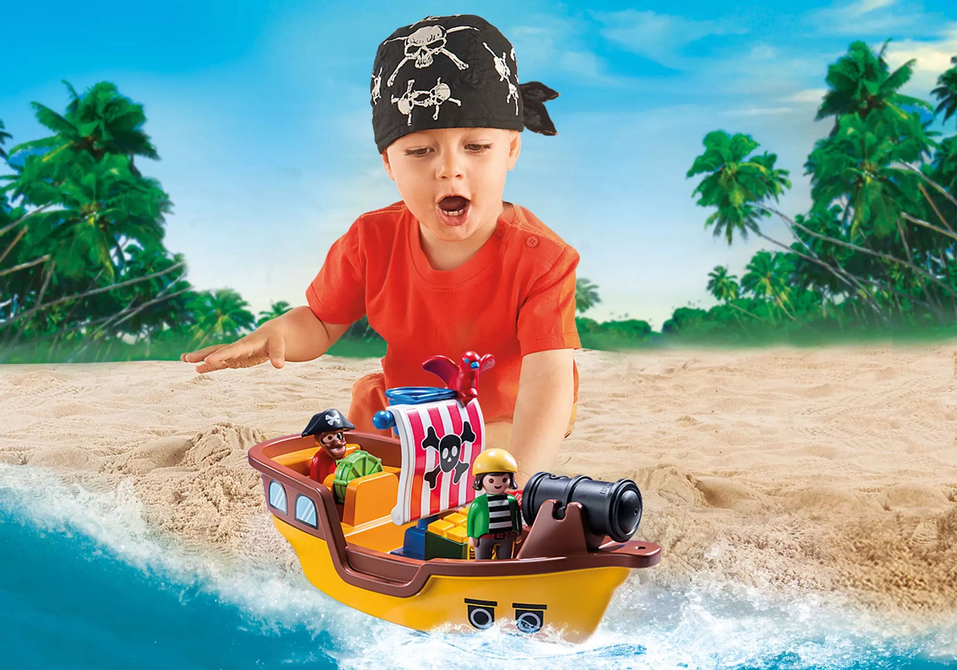 Playmobil 9118 1-2-3 Piratenschiff - plegobil