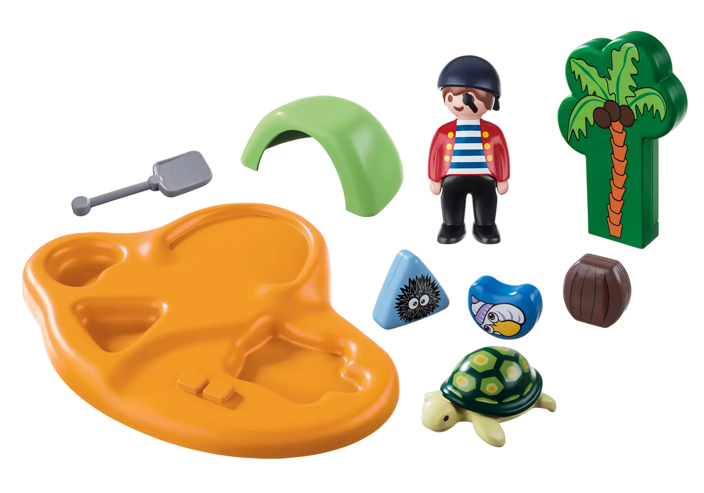 Playmobil 9119 1-2-3 Pirateninsel - plegobil