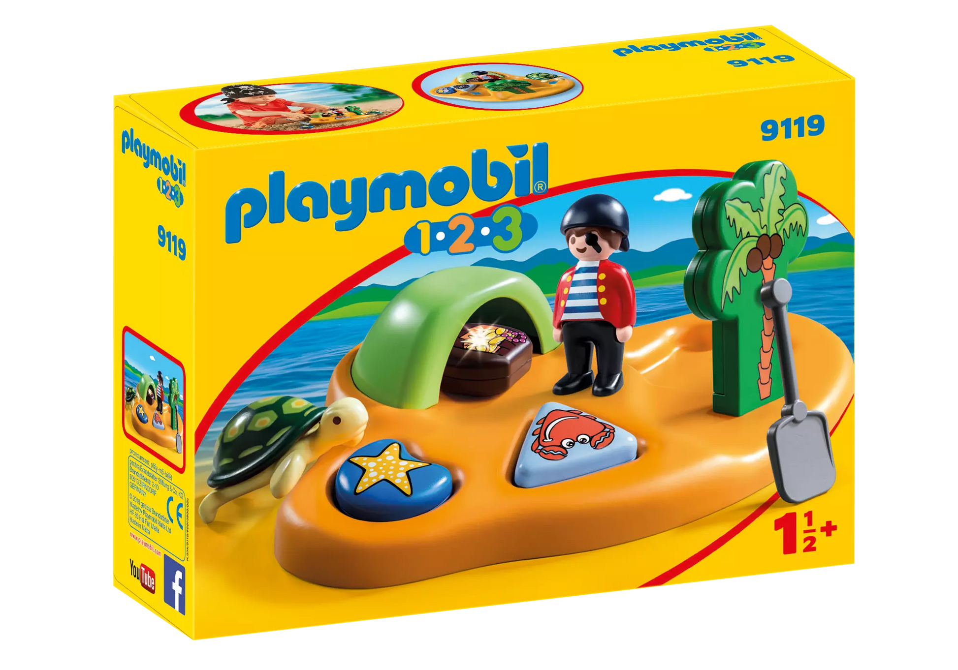 Playmobil 9119 1-2-3 Pirateninsel - plegobil