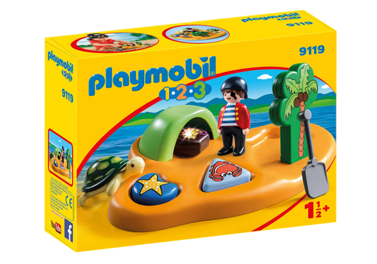 Playmobil 9119 1-2-3 Pirateninsel - plegobil