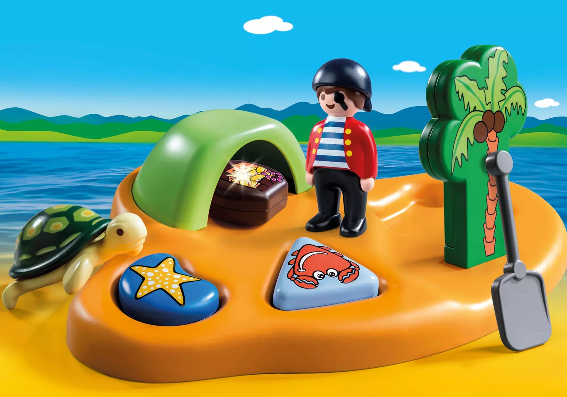Playmobil 9119 1-2-3 Pirateninsel - plegobil