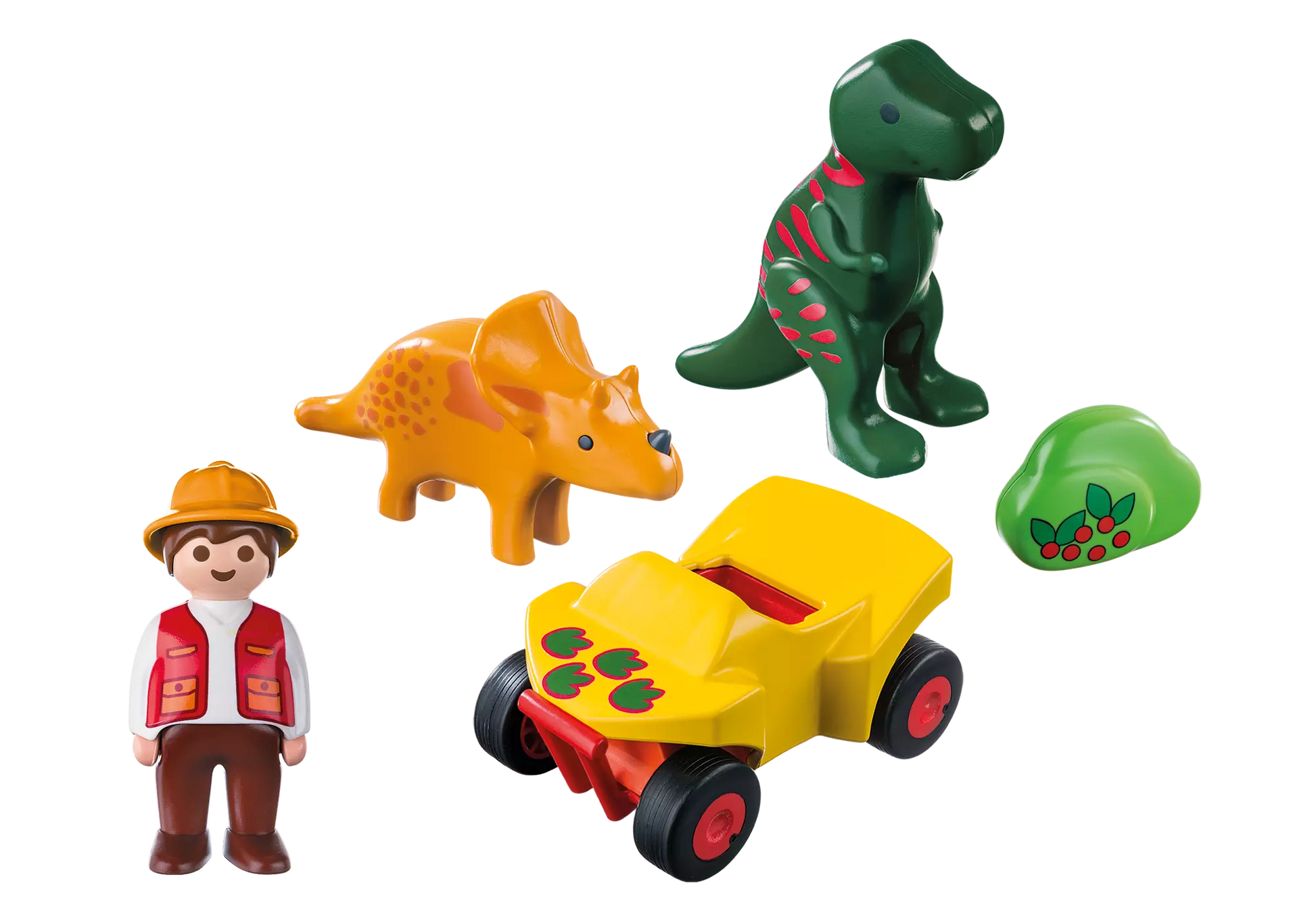 Playmobil 9120 1-2-3 Dinoforscher mit Quad - plegobil