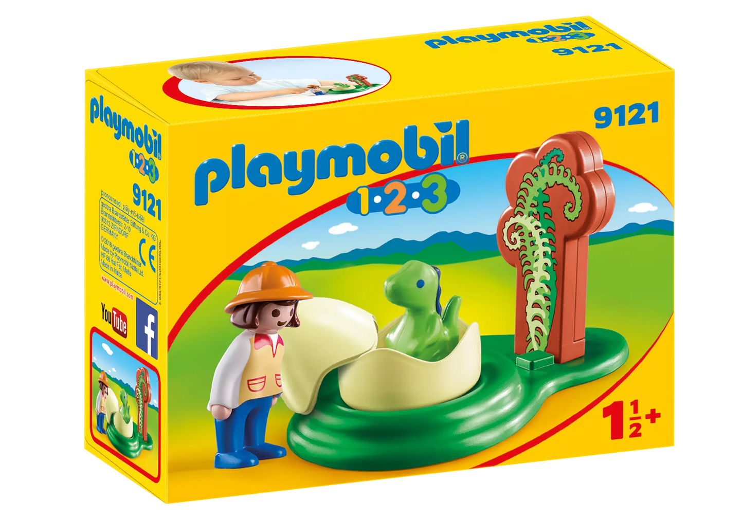 Playmobil 9121 1-2-3 Dino-Baby im Ei - plegobil