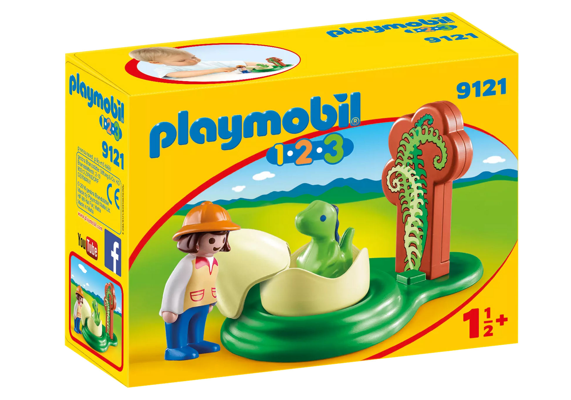 Playmobil 9121 1-2-3 Dino-Baby im Ei - plegobil