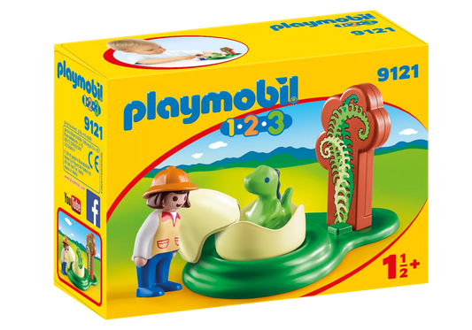 Playmobil 9121 1-2-3 Dino-Baby im Ei - plegobil
