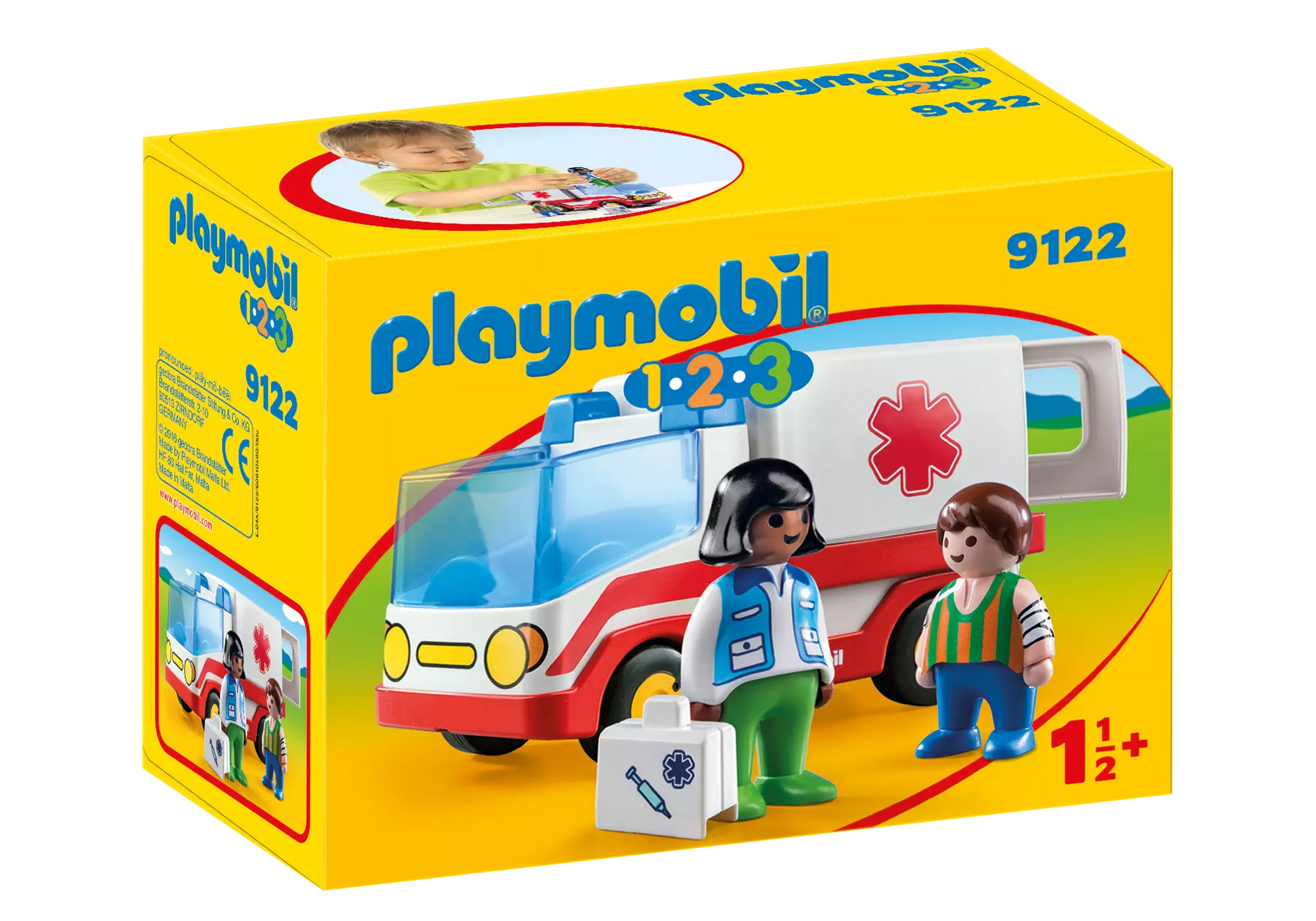 Playmobil 9122 1-2-3 Rettungswagen - plegobil