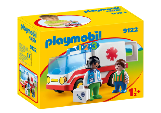Playmobil 9122 1-2-3 Rettungswagen - plegobil
