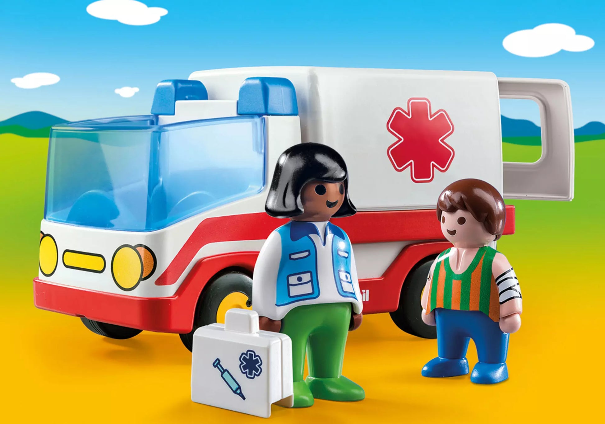 Playmobil 9122 1-2-3 Rettungswagen - plegobil