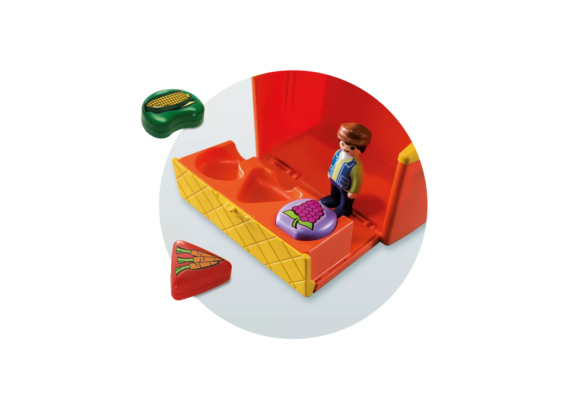 Playmobil 9123 1-2-3 Mein Mitnehm Marktstand - plegobil