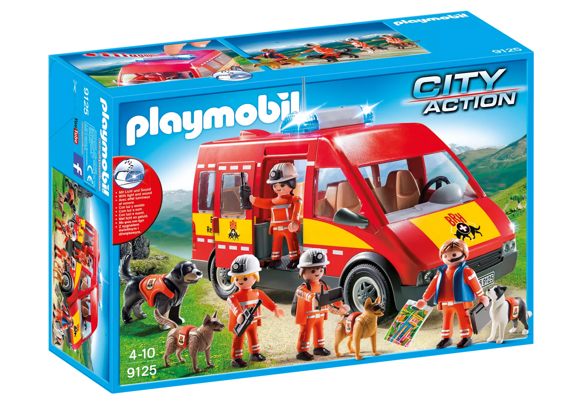 Playmobil 9125 City Action Rettungshundestaffel mit Licht und Sound - plegobil