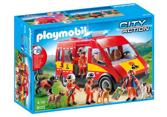 Playmobil 9125 City Action Rettungshundestaffel mit Licht und Sound - plegobil