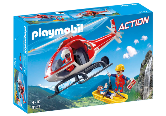 Playmobil 9127 Action Bergretter Helikopter - plegobil