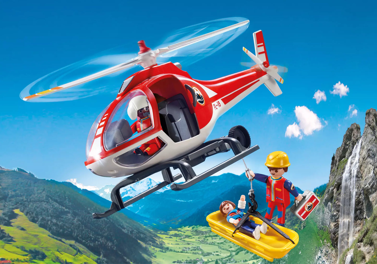 Playmobil 9127 Action Bergretter Helikopter - plegobil