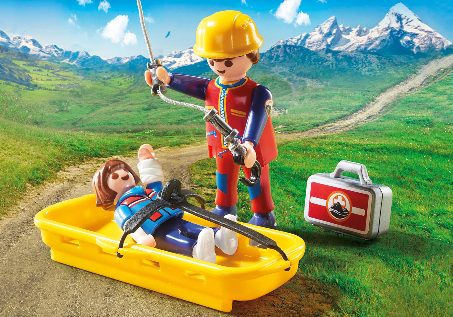 Playmobil 9127 Action Bergretter Helikopter - plegobil