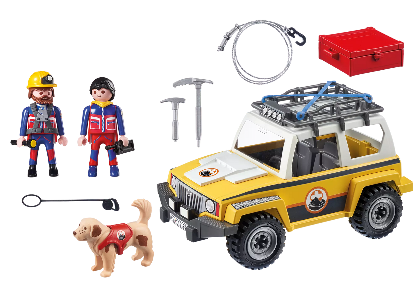 Playmobil 9128 Action Bergretter Einsatzfahrzeug - plegobil