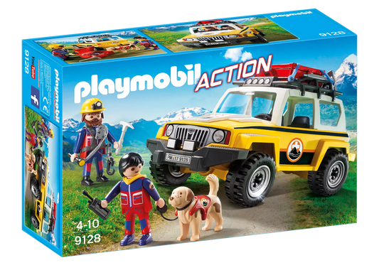 Playmobil 9128 Action Bergretter Einsatzfahrzeug - plegobil