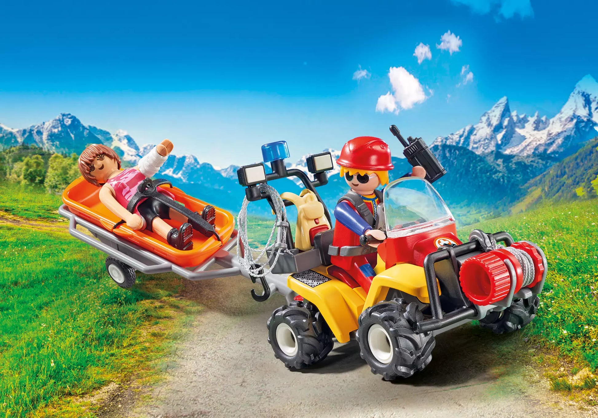 Playmobil 9130 Action Bergretter Quad - plegobil