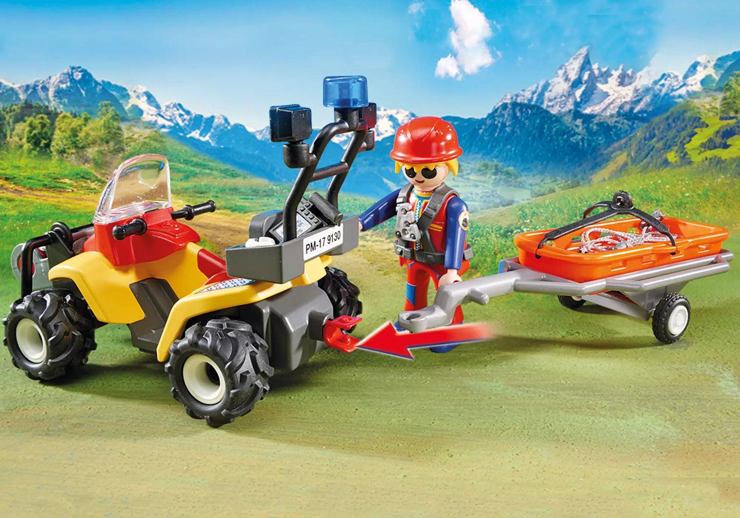 Playmobil 9130 Action Bergretter Quad - plegobil