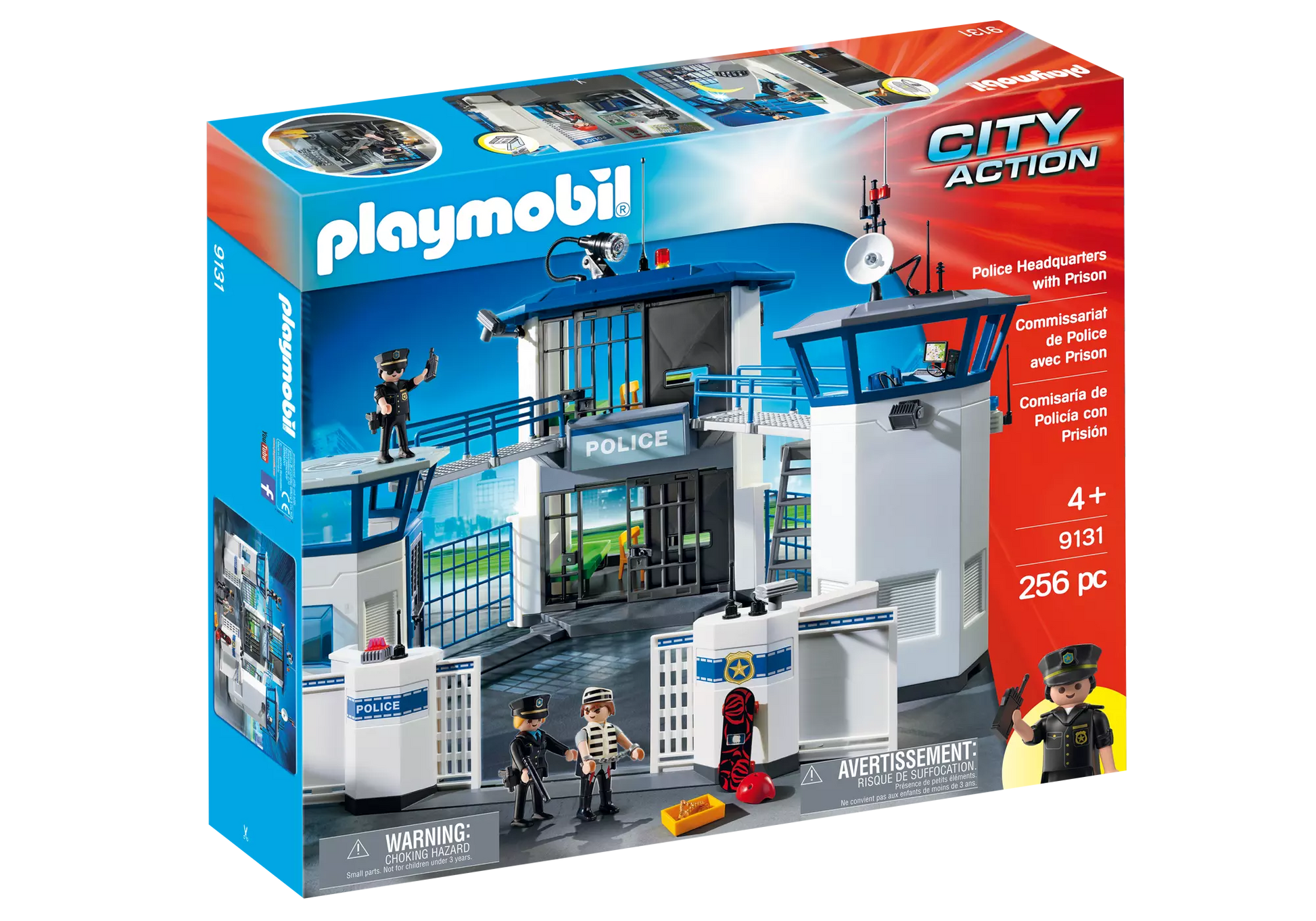 Playmobil 9131 City Action Polizeistation mit Gefängnis - plegobil