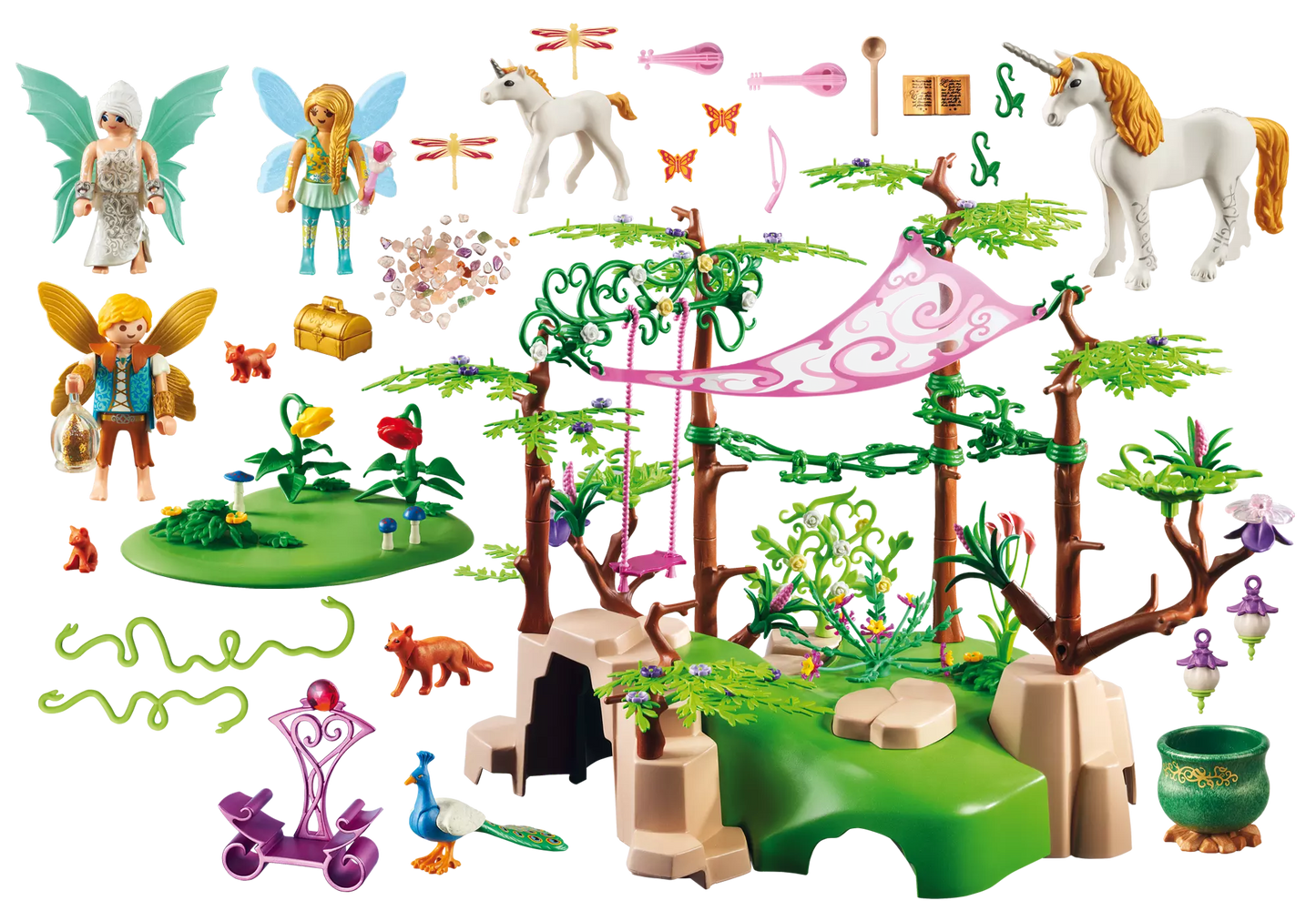 Playmobil 9132 Fairies Magischer Feenwald - plegobil