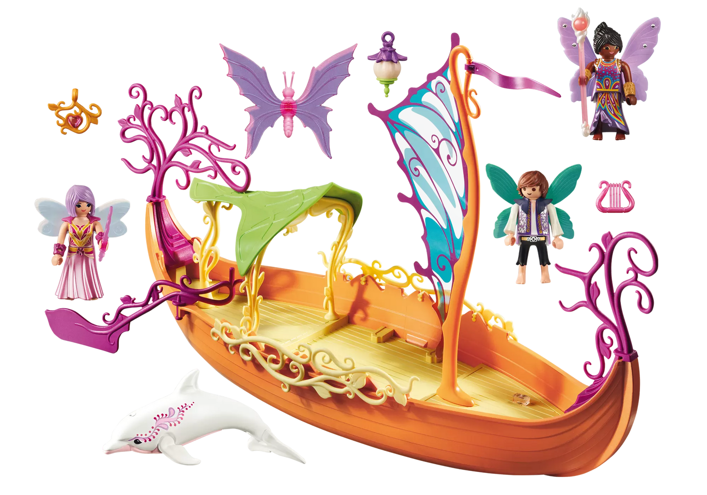 Playmobil 9133 Fairies Romantisches Feenschiff - plegobil