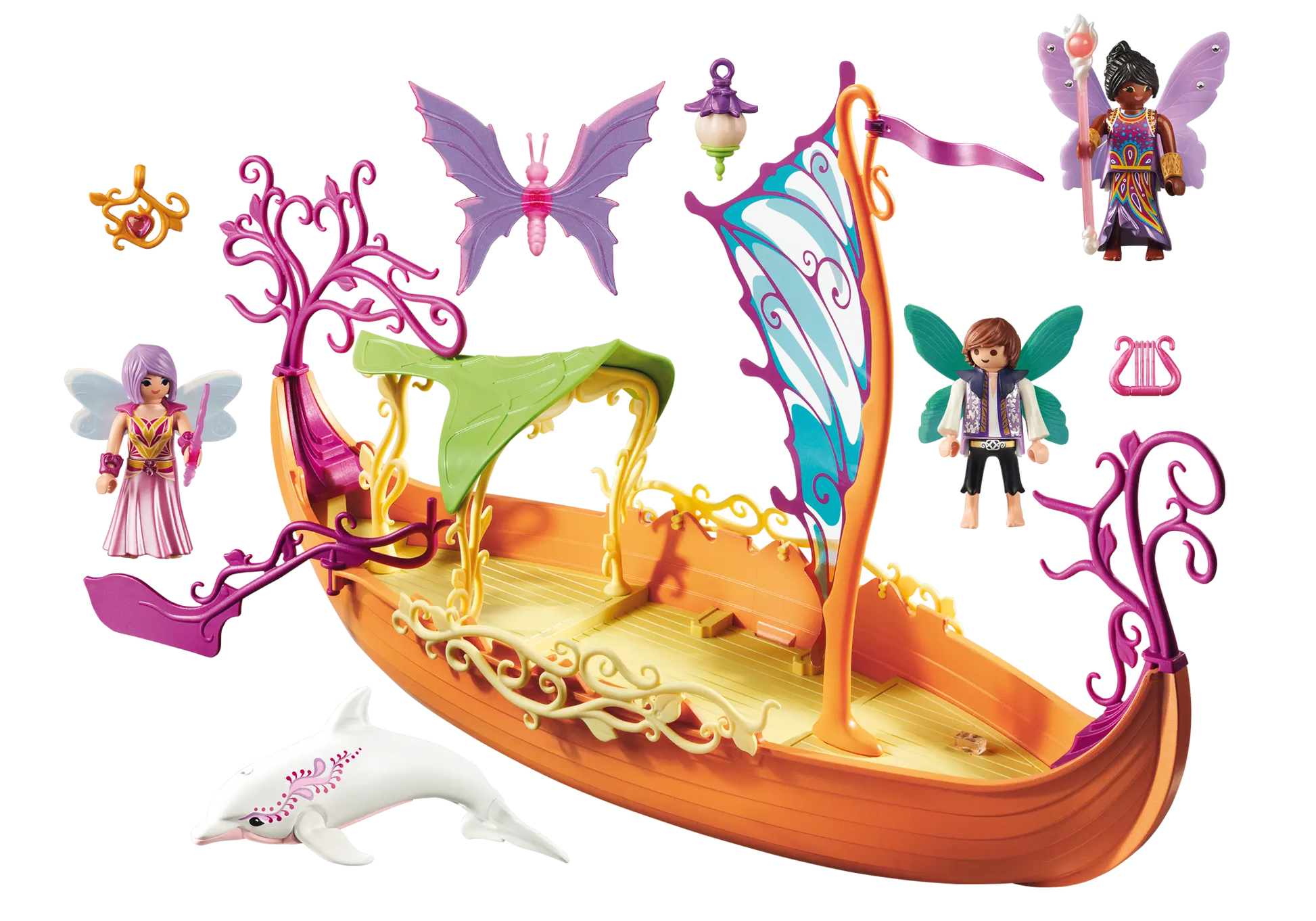 Playmobil 9133 Fairies Romantisches Feenschiff - plegobil