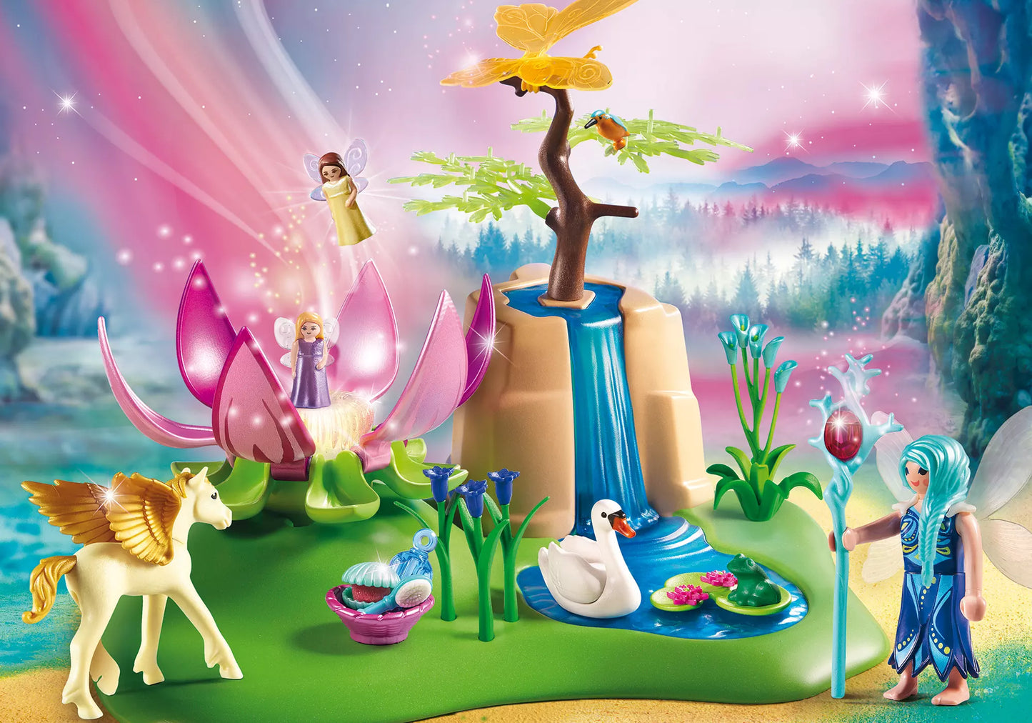 Playmobil 9135 Fairies Lichter-Blüte der Feenbabys - plegobil