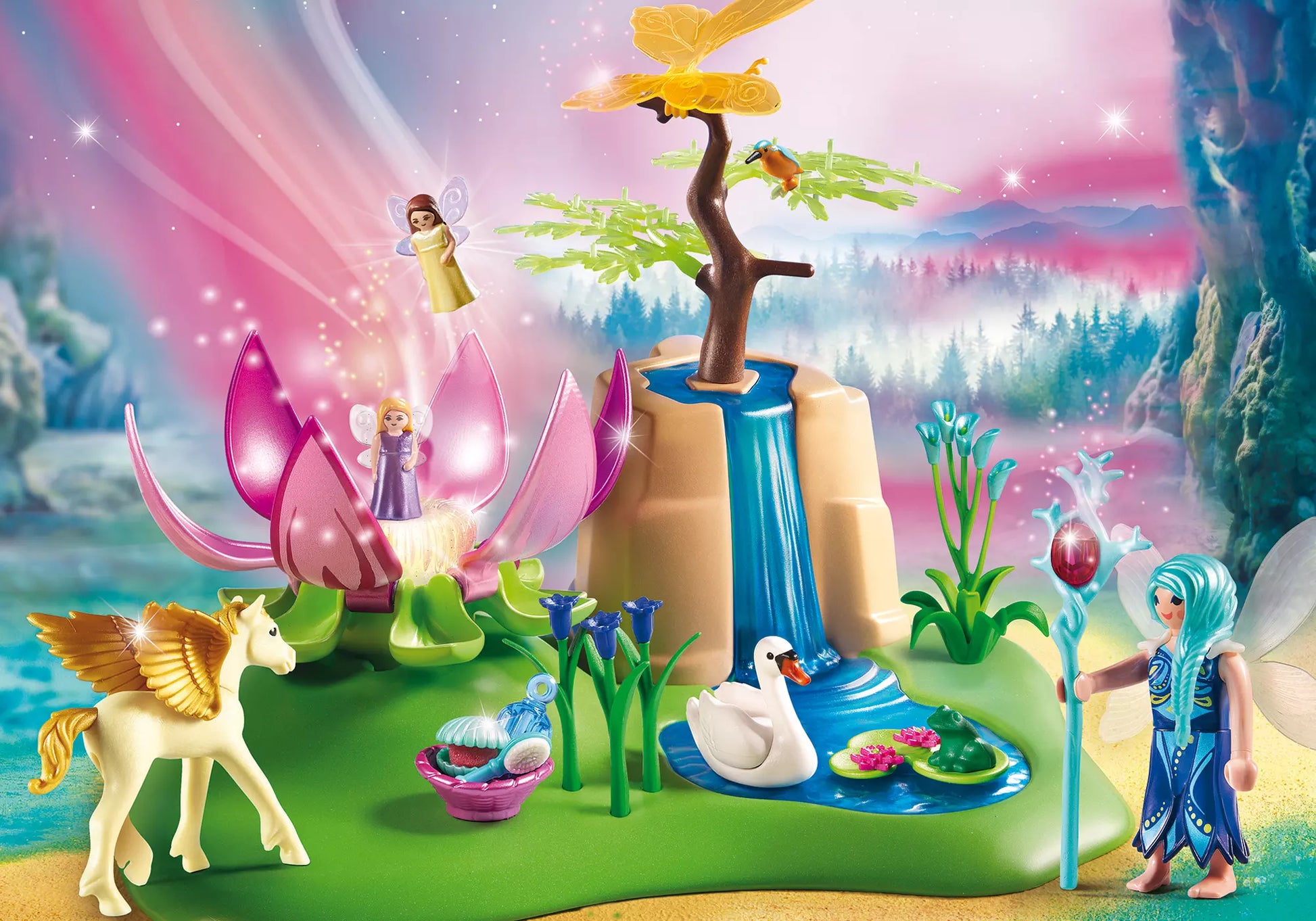 Playmobil 9135 Fairies Lichter-Blüte der Feenbabys - plegobil
