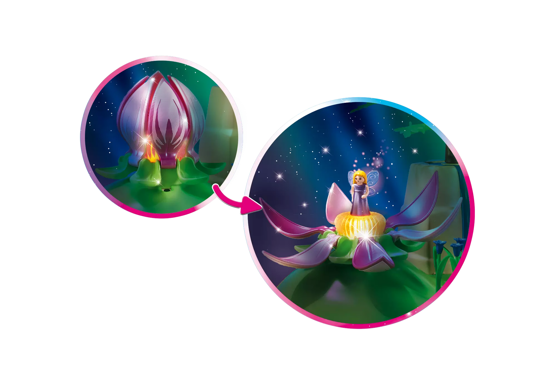 Playmobil 9135 Fairies Lichter-Blüte der Feenbabys - plegobil